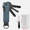 Versatile Metal Key Holder Compact Design for Easy House Key Management Multiple Colors