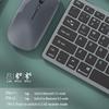 Leises, wiederaufladbares Bluetooth-Tastatur- und -Maus-Set für Büro, Gaming und den Heimgebrauch