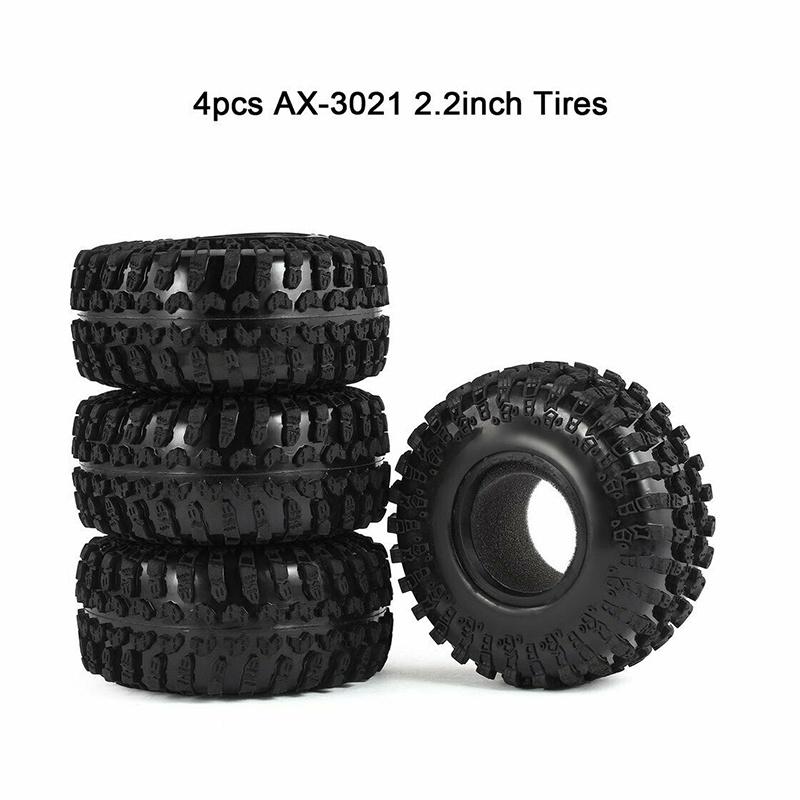 Robust 2.2' Climbing Pit Bull Tires Wheels T3021 4p For Rc 1/10 D90 Scx10 Rock Crawler