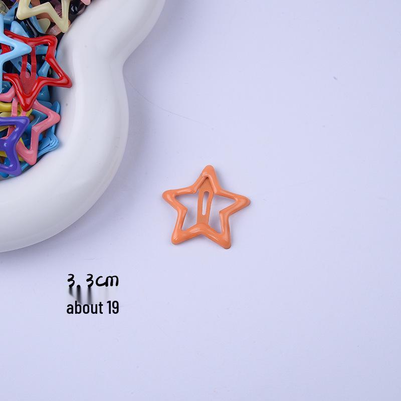 Dopamine Star Hair Clip: Elegant Women's Headwear Accessory for Summer Bangs