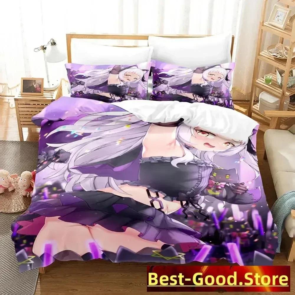 2023 Murasaki Shion Bedding Set Duvet Cover Sheet Printed Bed Set Pillowcase Bed Full Queen King Size Comforter Bedroom