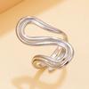 High-End Geometric Asymmetrical Retro Fashion Ring