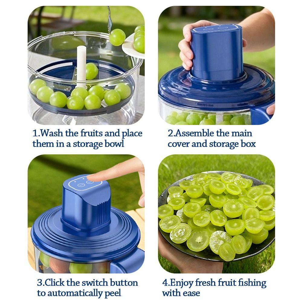 Kabellose Automatische Obstschälmaschine Schalenentferner für Beeren Früchte  Obstschäler Werkzeug