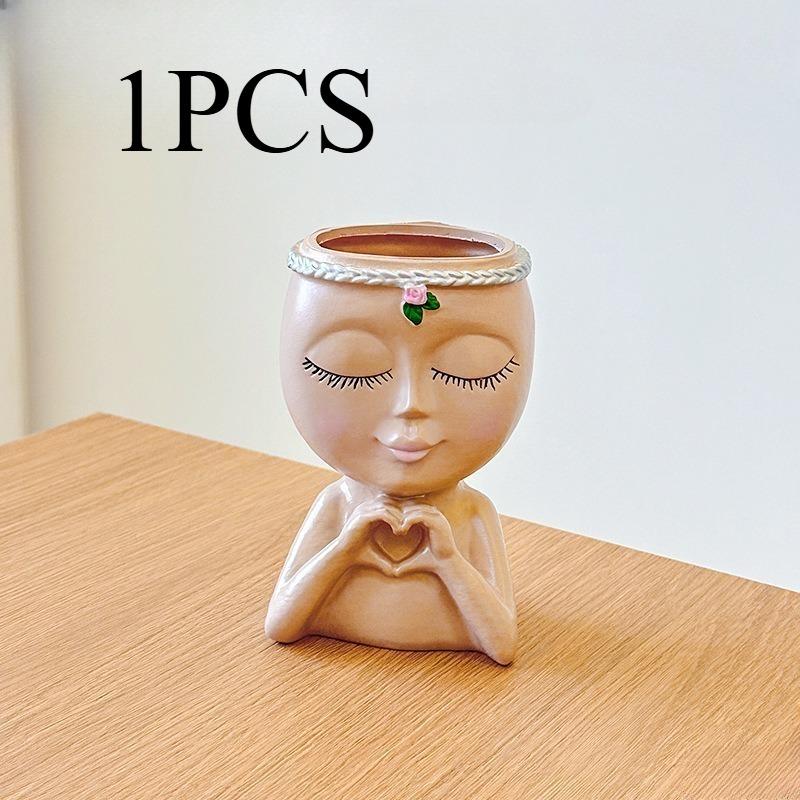 

1/2pcs Heart-shaped Pen Holder for Girls Multifunctional Storage Box Desktop Decoration Stationery Storage Box Home Decoration