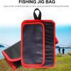 Fishing Lure Bag 12 Slots Fishing Bag Lure Organizer Bait Storage Bag Waterproof Adjustable Fishing Lure Jig Pocket Fishing Gear