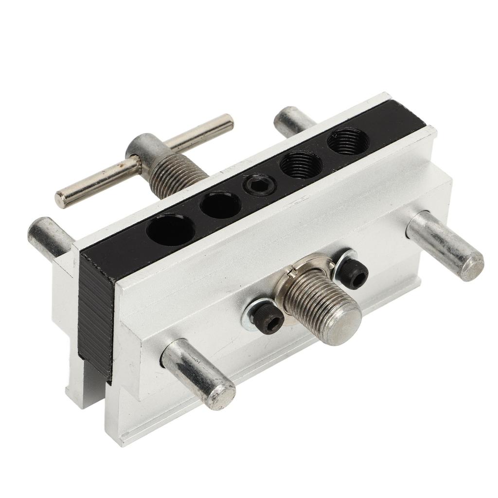 Șablon de dibluri cu autocentrare, ghid de găurire, poziționator, instrument de localizare pentru prelucarea lemnului