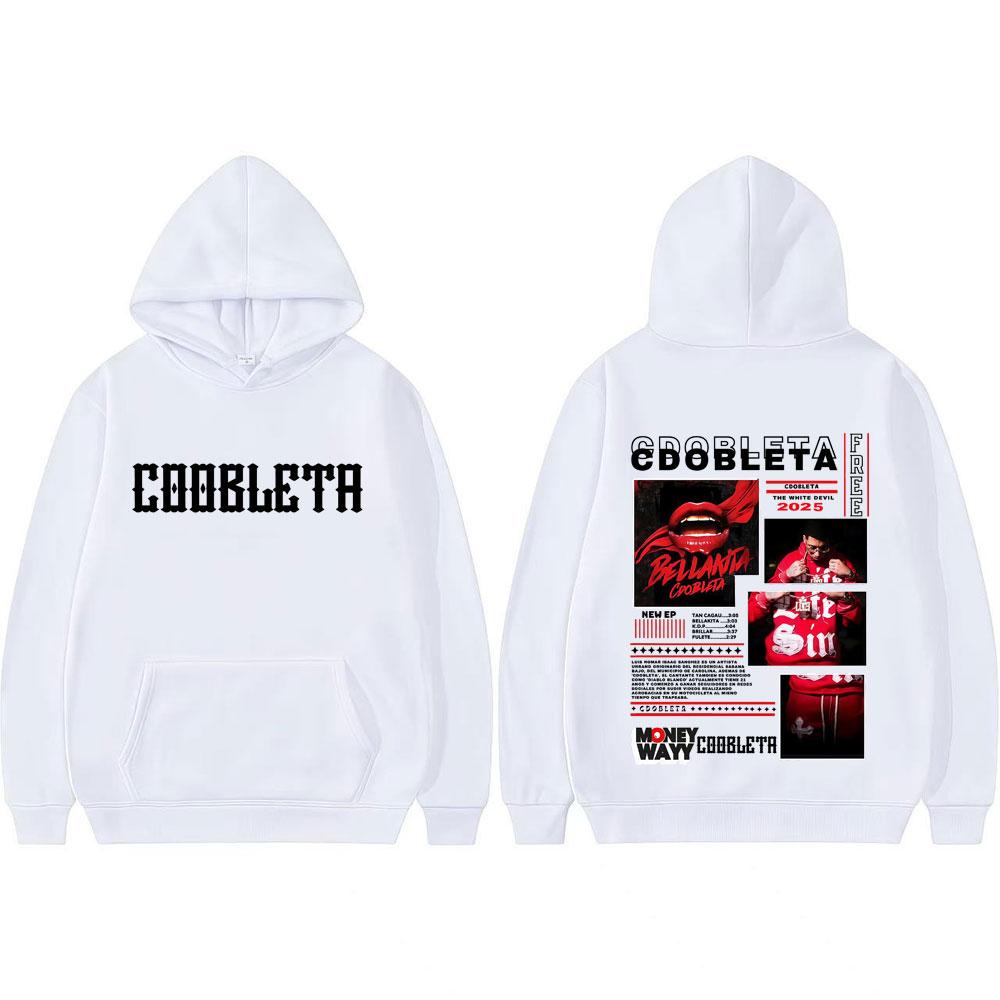 Rapper Bellakita Cdobleta Tour 2025 Print Sweatshirt Men Women High Quality Comfort Tops Hoodie Fashion Vintage Street Pullovers