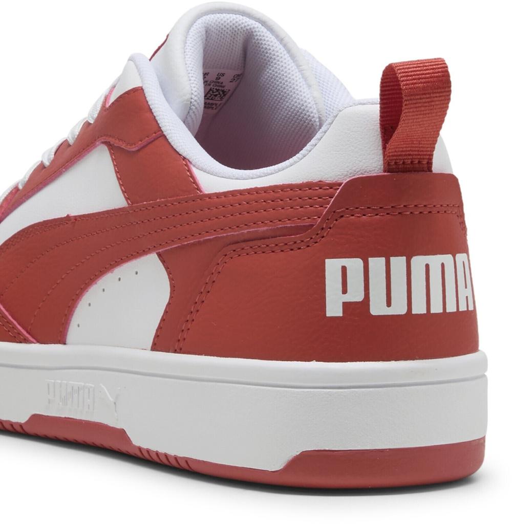 Кроссовки Puma Rebound V6 Low white/red fire