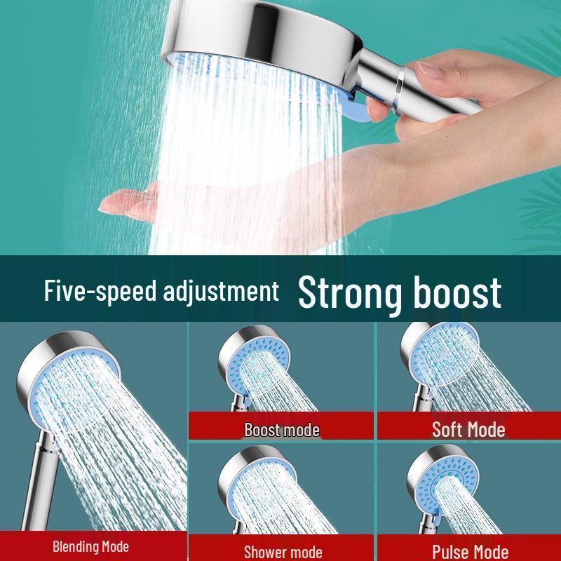 Shouli Pressurized Rain Shower Head for Bathroom Water Heating
