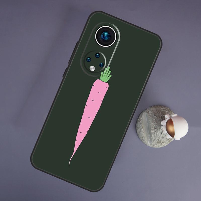 

Морковь Овощ Еда Для Huawei Honor Magic 5 Lite 70 50 X8 X9 a P20 P30 P40 P50 P60 Pro P Smart Nova 9 5T Чехол Huawei P50 Pro