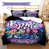 Bratz Pattern Bedding,Quilt Set Quilt Cover Pillowcase Home Birthday Gift (1 * duvet cover + 2 * pillowcase, without core)