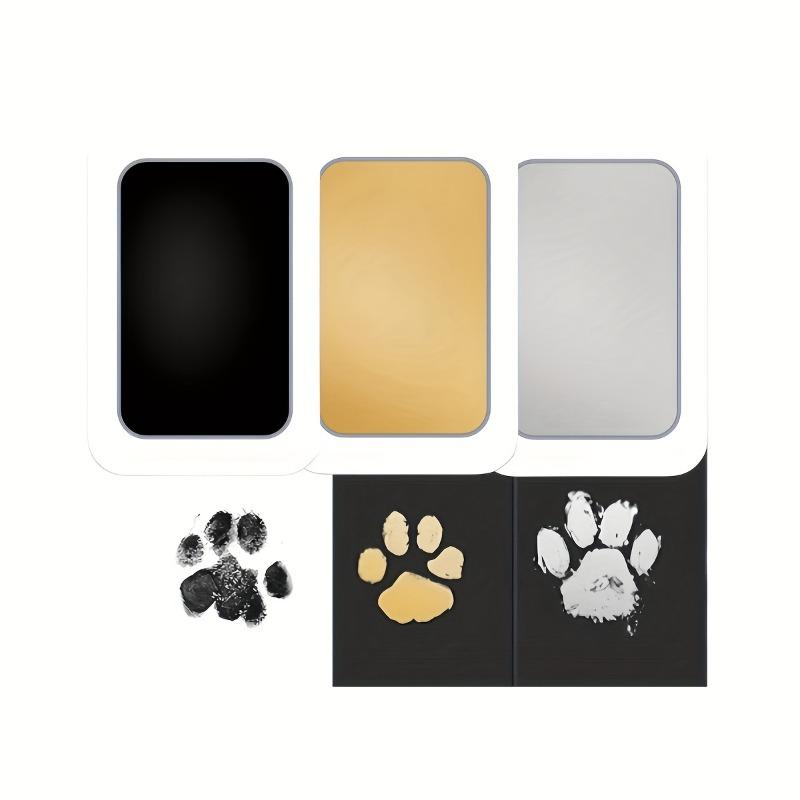 Kit de Pegada de Patas de Animal de Estimação sem Tinta, Kit de Pegada de Patas de Gato e Cachorro, Kit de Pegada de Nariz de Gato e Cachorro, Lembrança de Animal de Estimação sem Sujeira, Presente Memorial de Pegada de Cão e Gato