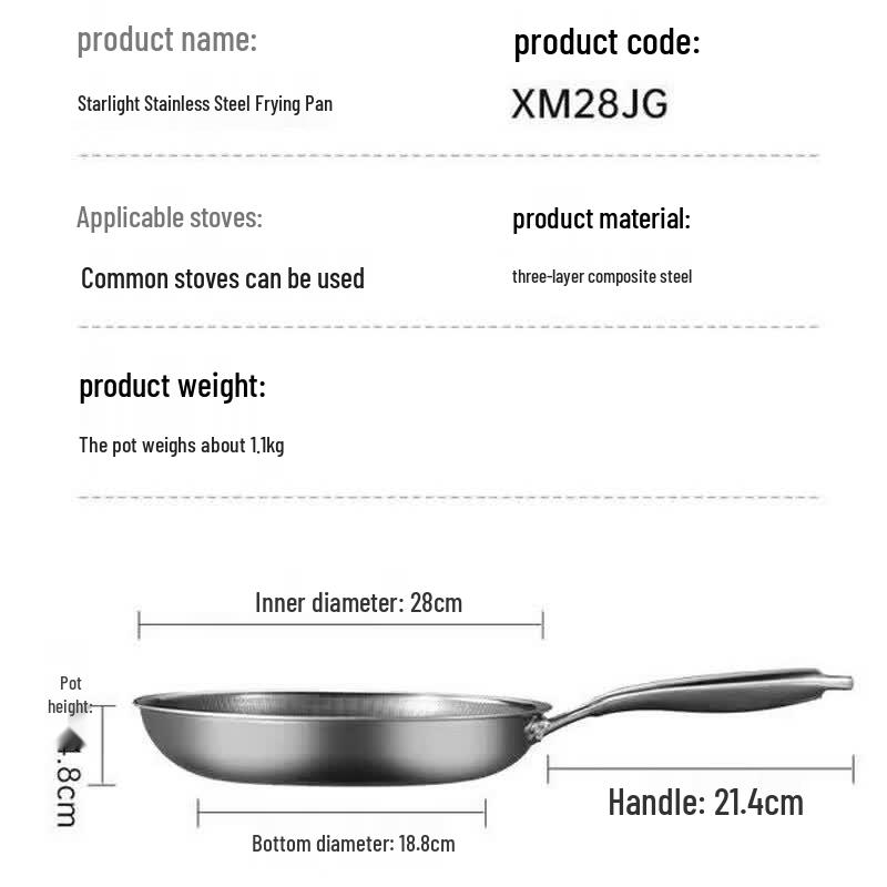 COOKER KING Starburst Frying Pan