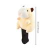 Club Head Cover Soft Guinea Driver Headcover Cute for Golfers Hamburger Pig