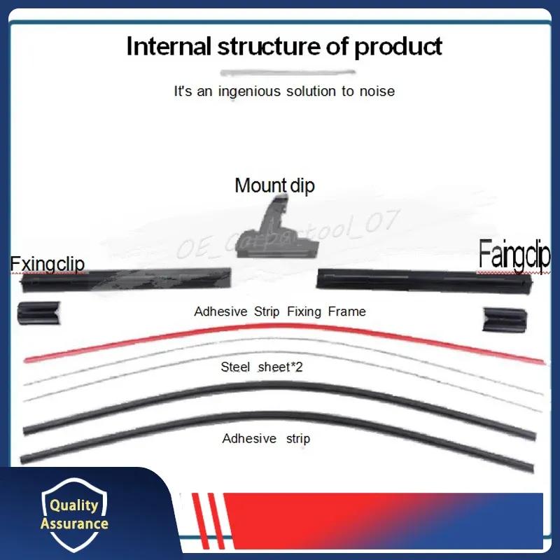 14″ 16″ 17″ 18″ 19″ 20″ 21″ 22″ 24″ 26″ 28″ Car Windshield Wiper Two Rubber Strips Automotive Wiper Quiet Durable New HY-207