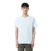 Li Ning Sports Lifestyle Series Solid Color Round Neck Comfortable Versatile Breathable Short Sleeve T-Shirt Men Tops Blue ATSU873-4