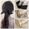 Korean Style Vertical Clip Bow Bowknot Hair Clip Fashion Cloth Banana Clip  Women