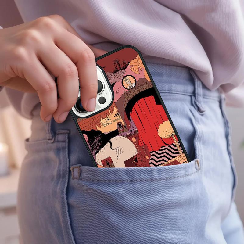 Twin Peaks Meanwhile Phone Case For iPhone 17 Air 15 16e 14 13 Pro Max Coque 12 11 Pro Max PLUS cover