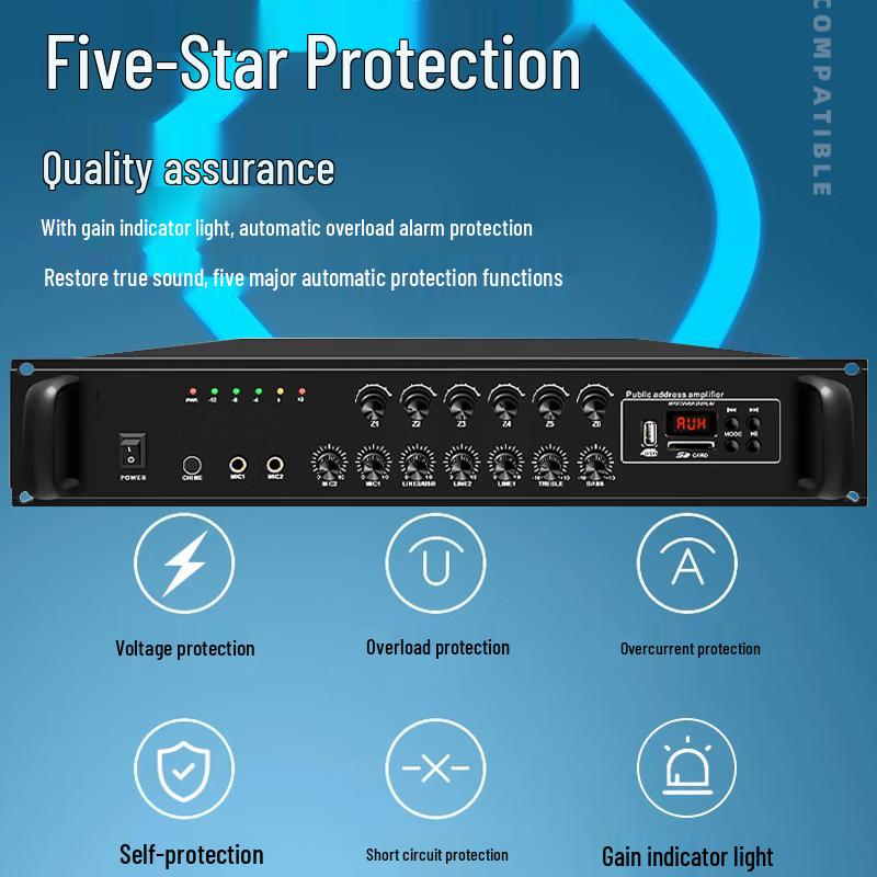 SAST T-9210 Smart IP Broadcast Power Amplifier CN Plug (adapter Included)