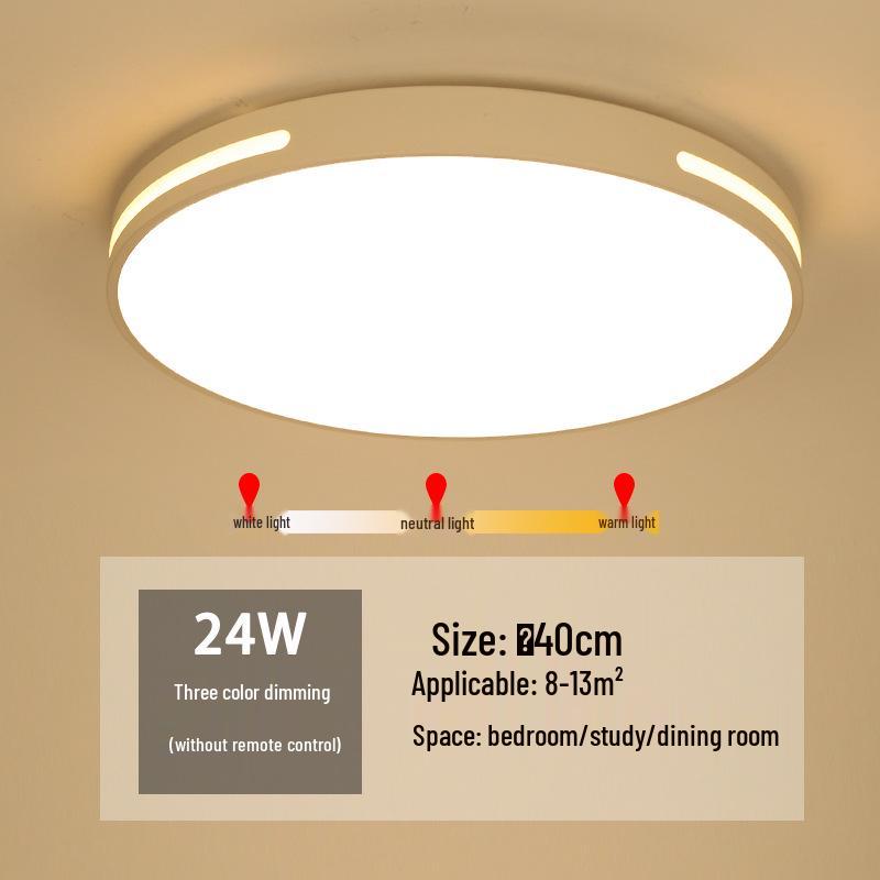 Modern Minimalist Round Ceiling Light: Ideal for Bedrooms, Aisles, Living Rooms, Balconies, Kitchens, and Bathrooms