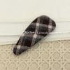 Retro and Simple Fabric Hair Clips for Elegant Side-parted Hair, Side-byside Hair Clips, Versatile Hair Accessories