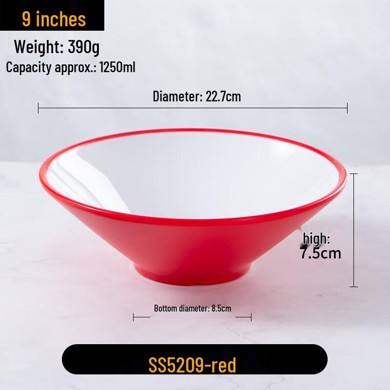 Commercial Melamine Douli Noodle Bowl