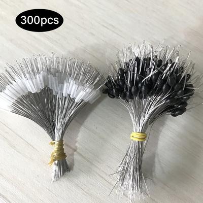 300 Teile/los Float Gummi Stopper Angeln Bobber Stopper Float Zylindrischen Raum B