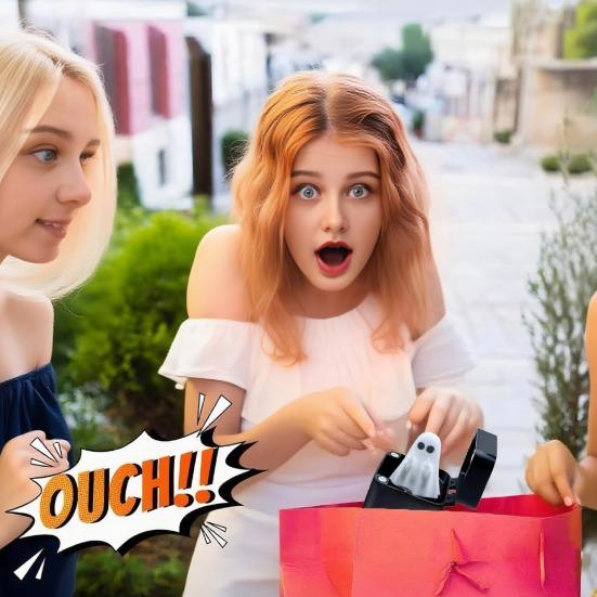 Ghost In Box Prank Gift Pop-Up Middle Finger Ghost 3D