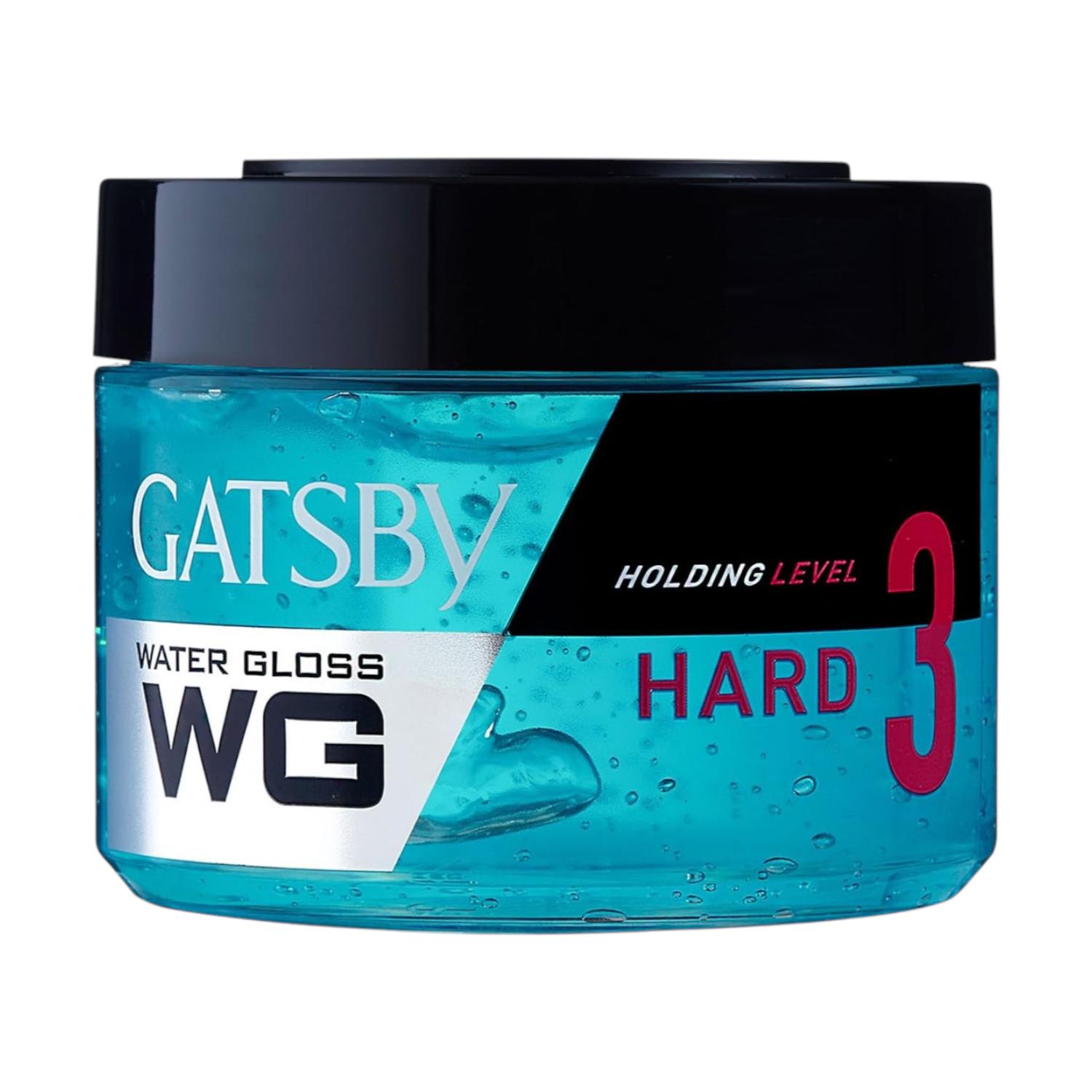

Gatsby Кожаный Водный Блеск Гель для Волос 300мл Упаковка из 1 шт. – Сильная Мокрая Фиксация Уровень 3, Длительный Блеск, Легко Смывается, Нелипкий Стайлинговый Гель