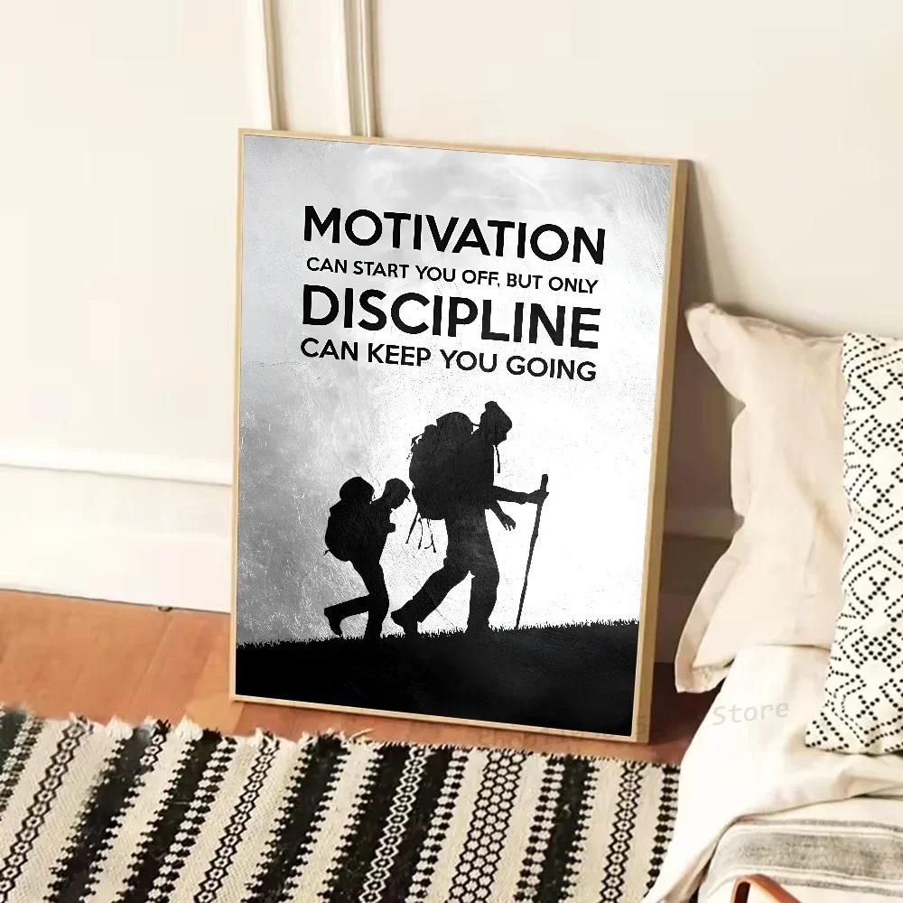 Motivational Canvas Painting Inspirational Black and White  Poster Paper Print Home Bedroom Entrance  Art Painting Decoration