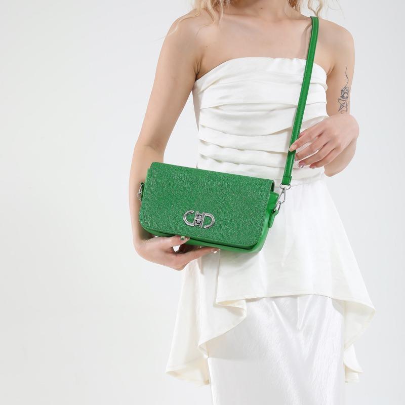 Niche Popular Solid Color Light Luxury Underarm Bag New Trend Fashion Beautiful Single Shoulder Messenger Bag Women