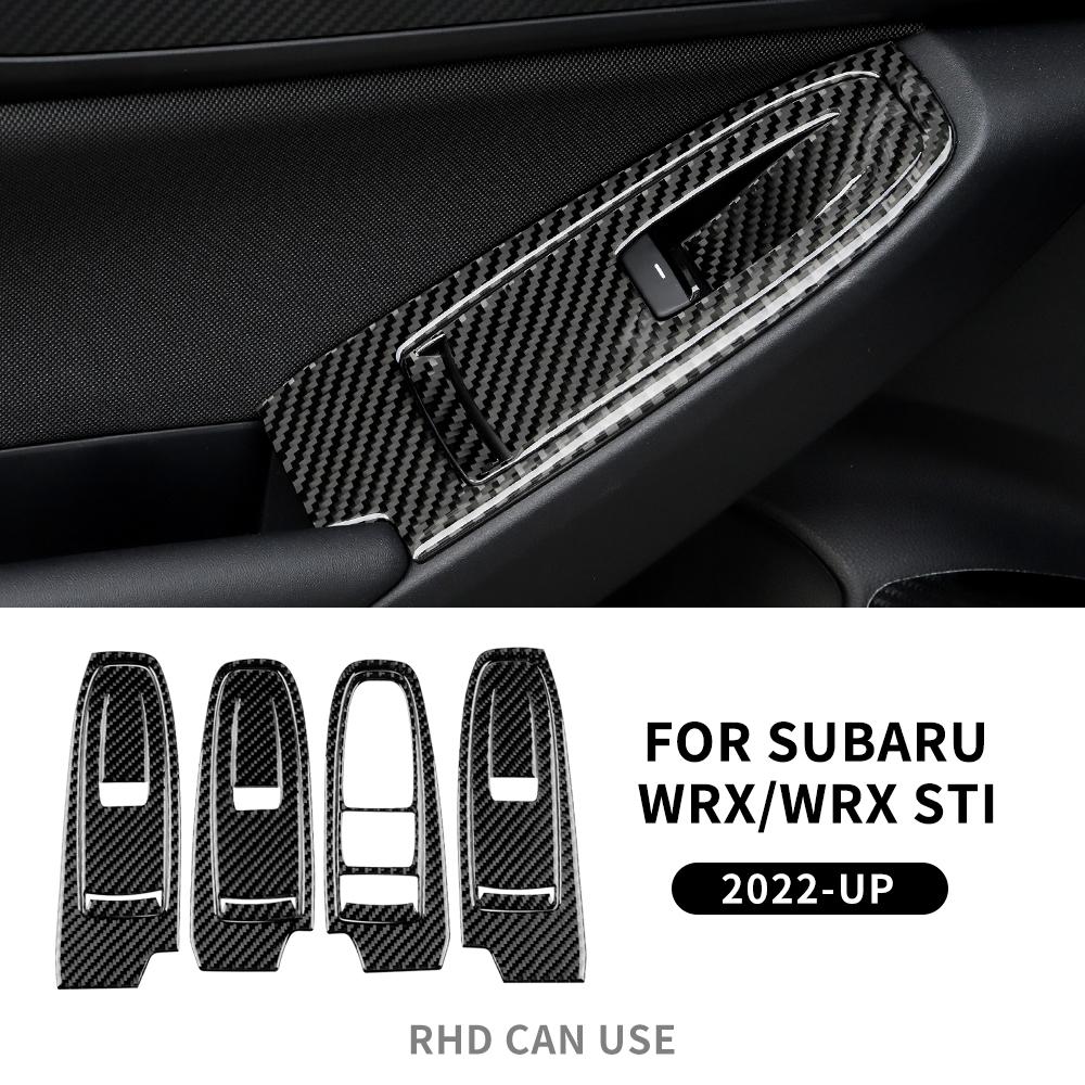 

Real Carbon Fiber Sticker For Subaru WRX/ WRX STI 2025 2025 2025 Car Door Window Switch Button Panel Interior Trim Accessories