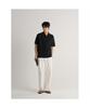 8seconds Double-Weave Open Collar Short Sleeve Knit Black