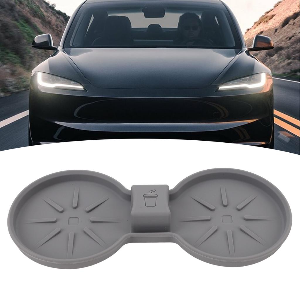 Mittelkonsolen-Getränkehalter-Einsatzmatte Anti-Rutsch Wasserdicht Temperaturbeständig Getränkehalter-Polstermatte für Fahrzeug