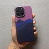 Mountain Print Magnetic Case 17 16 Cover for iPhone 15 Pro Max Hard for MagSafe Carbon Phone Shell Camera High Protective Coque