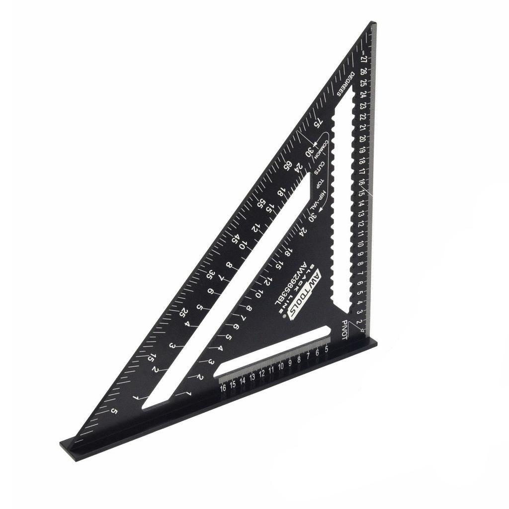 AW Tools Black Line Aluminium Carpenter´s Square