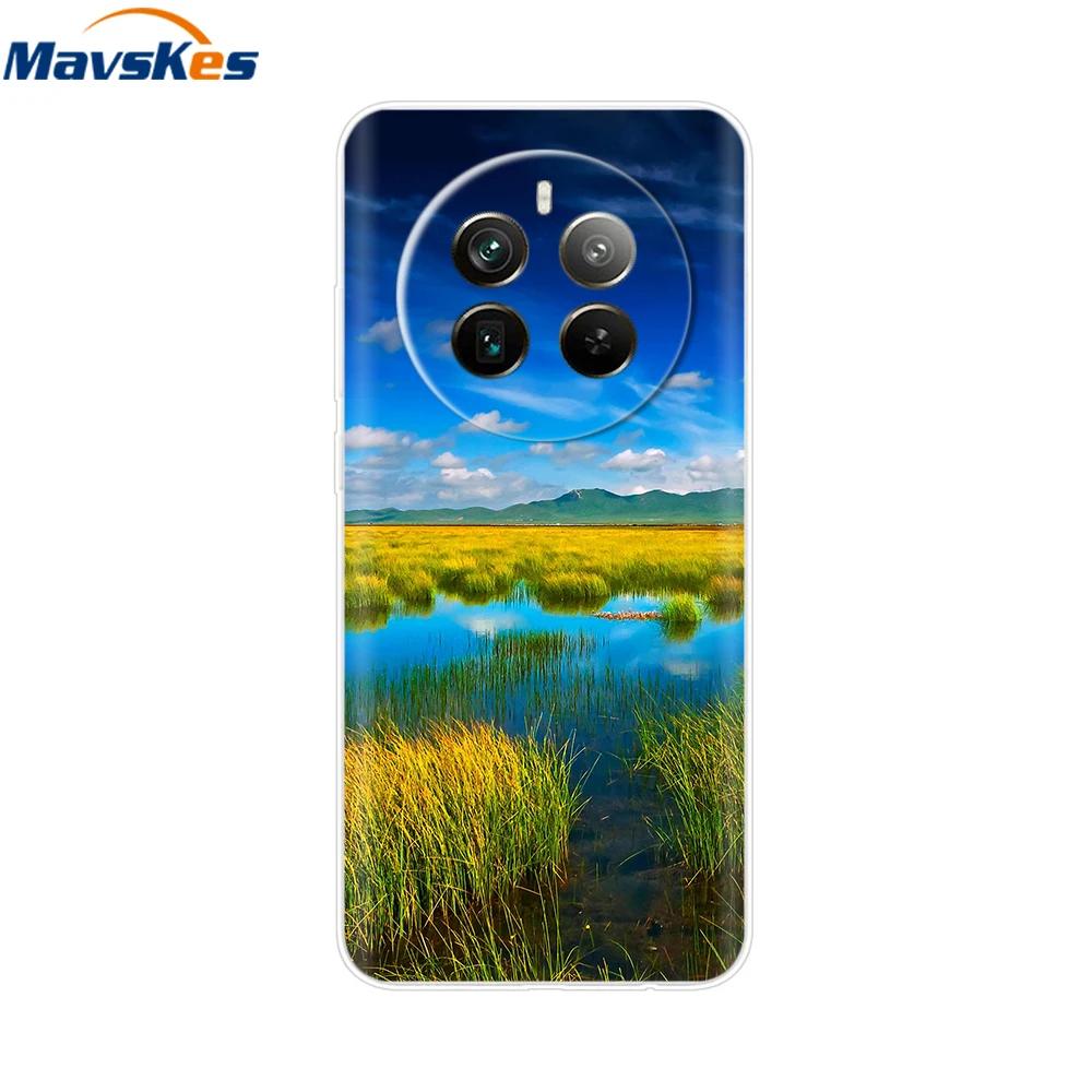 For Realme 12 Pro+ Case Love Heart Soft Silicone Cover for Oppo Realme 12 Plus 5G Fundas for Realme 12 Pro Plus Realme12 Bumper