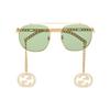 GUCCI Eyewear with chain-edge cat-eye sunglasses and sunglasses