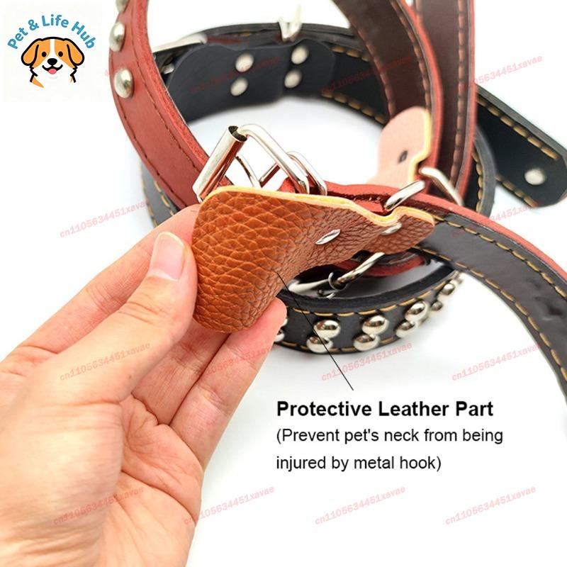 Heavy Duty Genuine Leather Braided Dog Leash Durable Training Walking Lead for German Shepherd Medium Large Dogs Pet Supplies