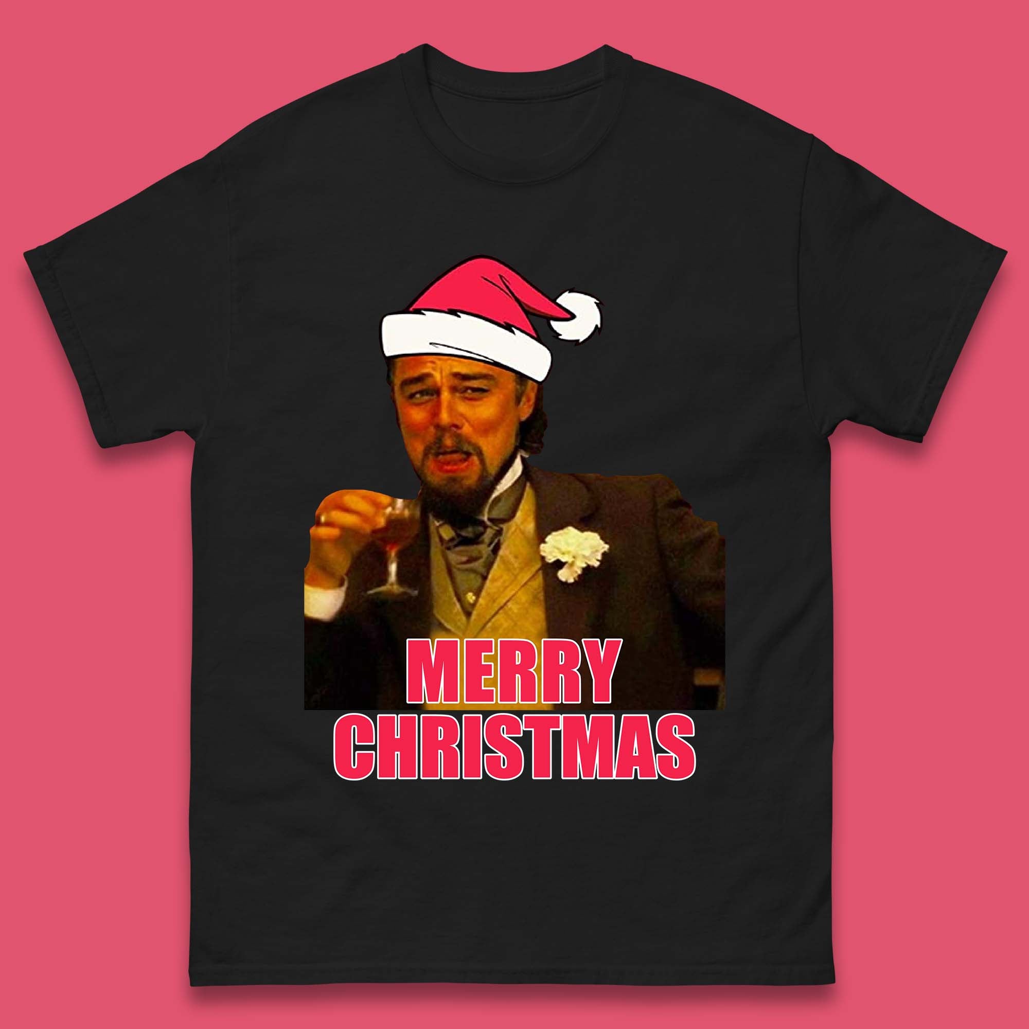 

Leonardo DiCaprio Christmas Mens T-Shirt Womens Tops Tees S