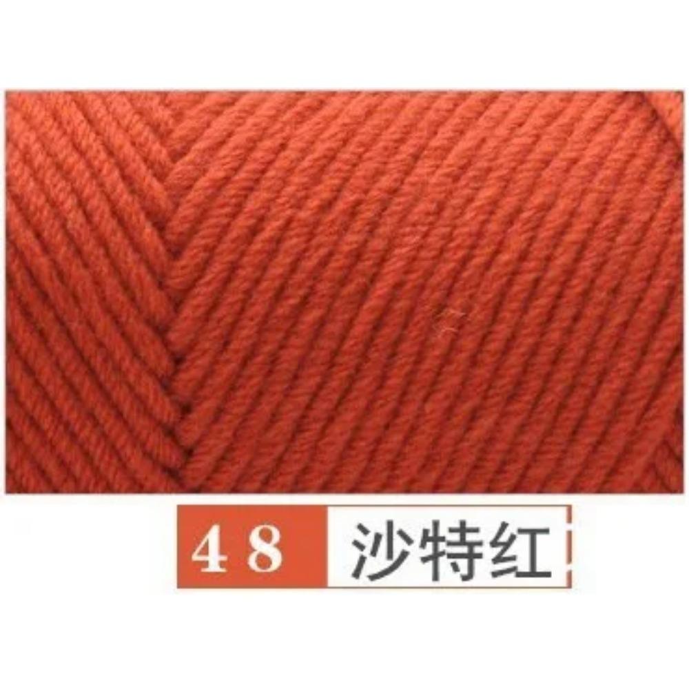 100g Pure Colour Lover Yarn Soft Milk Cotton Yarn Woolen Yarn 8 Ply Thread for Knitting Scarf Wool Handmade DIY Scarves Gift