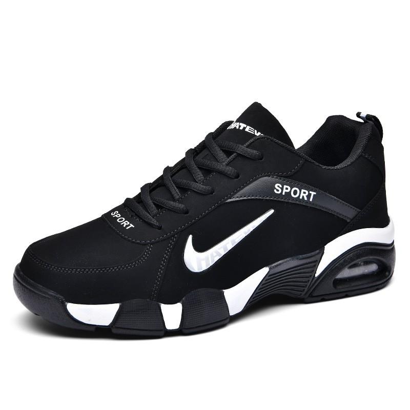 Mens Casual Sneakers PU Mesh Upper Anti-Slip Wear-Resistant Soft Sole Walking Travel Running All Season