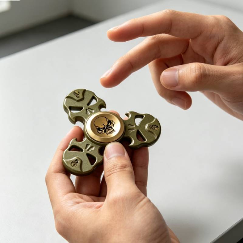 Alloy Fidget Spinner Stress Relief Toy For Kids And Adults Perfect For Office Breaks