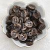 50Pcs 12Mm Color Resin Cat Eye Button Pearllight Bowl Shape Four Eye Button Wedding Decoration Sewing Accessories