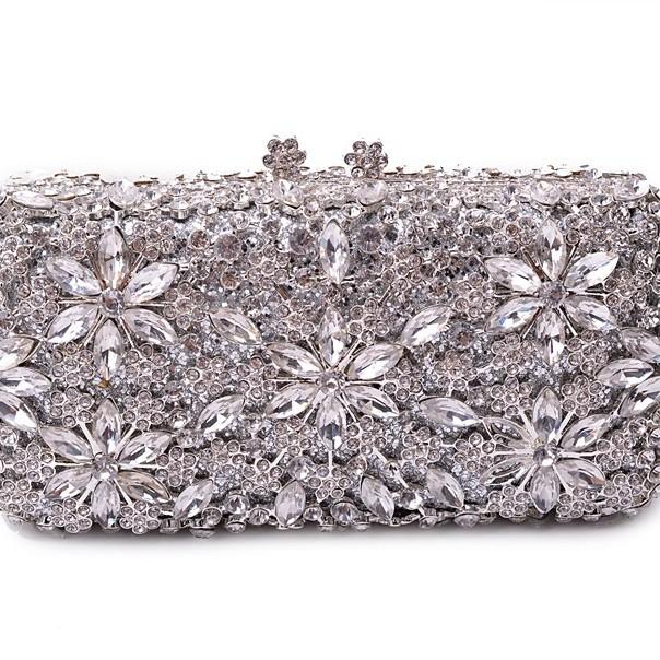 2025 Stone Chain Evening Bags Luxury Handbags Women Rhinestones Clutch Purse For Birthday Designer Crystal Evening Clutches Bags