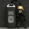 Skull Head Soldier King Keychain Lanyard Přívěsky Šperky EDC Venkovní nůž Nástroj na korálky Punk DIY Paracord Ručně vyráběné tkané příslušenství