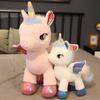 Rainbow Pegasus Unicorn Plush Toy With Pillow For Girls Kids Room Decor