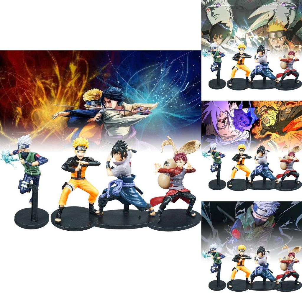 Unique Naruto Character Models Featuring Impressive Sasuke Naruto Kakashi Gaara Designs