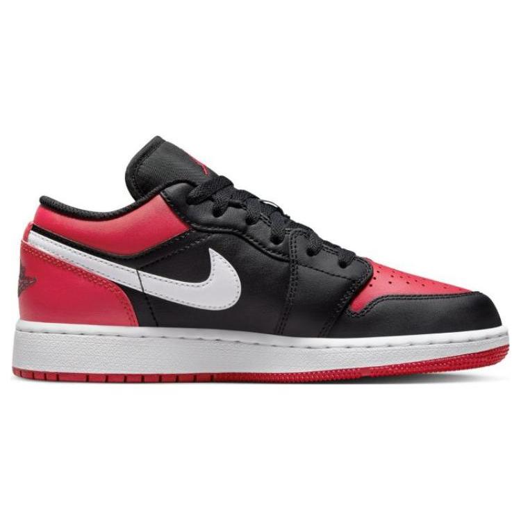 New Jordan 1 Low Alternate Bred Toe GS 553560-066