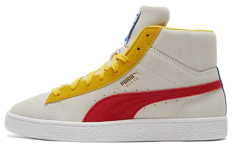 

PUMA Suede Mid 21 White Red Lemon 380205-09 41